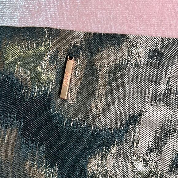 MISA Los Angeles Anetta Skirt in Rose Gold Jacquard, Size Small. NWT! - Picture 9 of 16